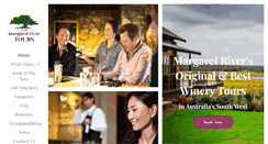 Desktop Screenshot of margaretrivertours.com