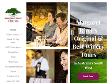 Tablet Screenshot of margaretrivertours.com